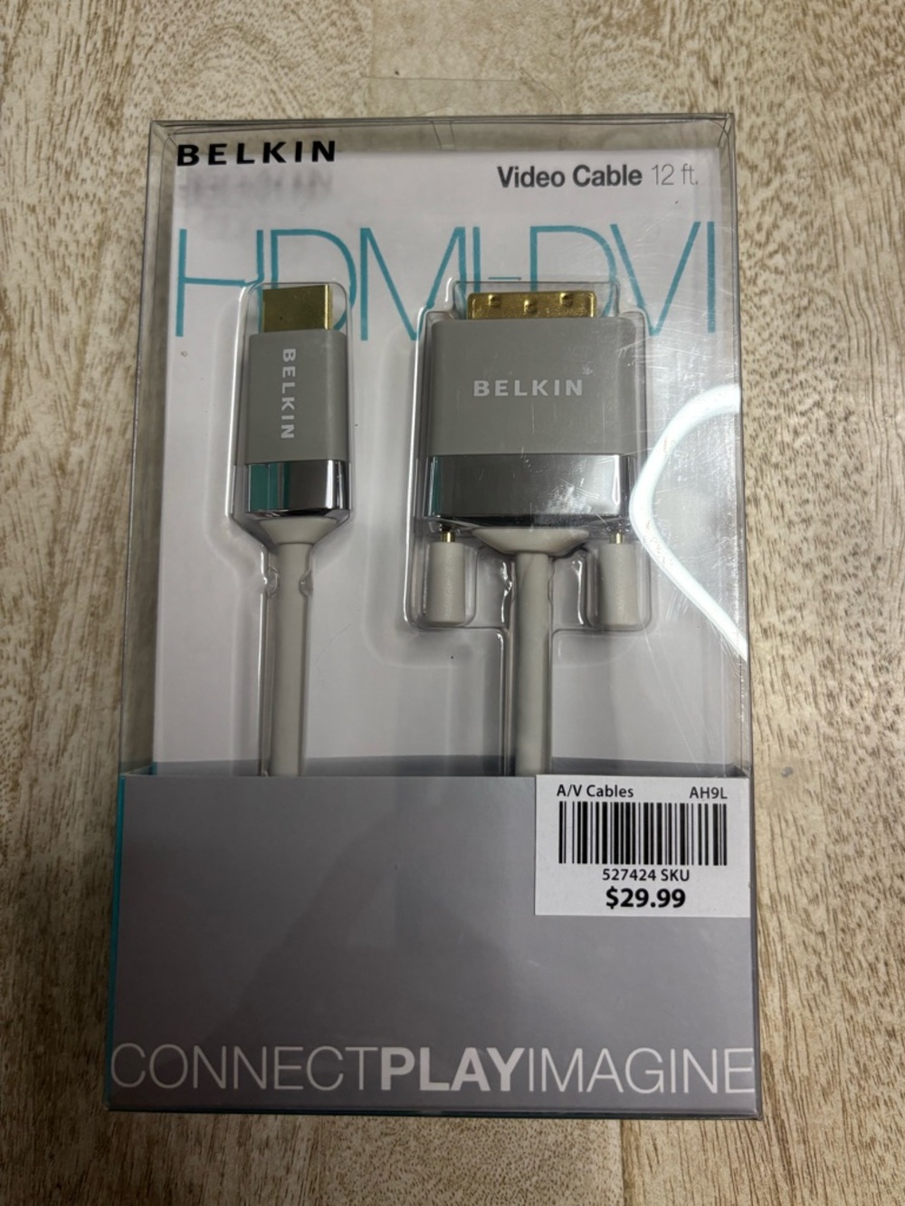 Belkin HDMI to DVI Cable in Silver and White